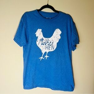 Mother Hen Blue T-Shirt
